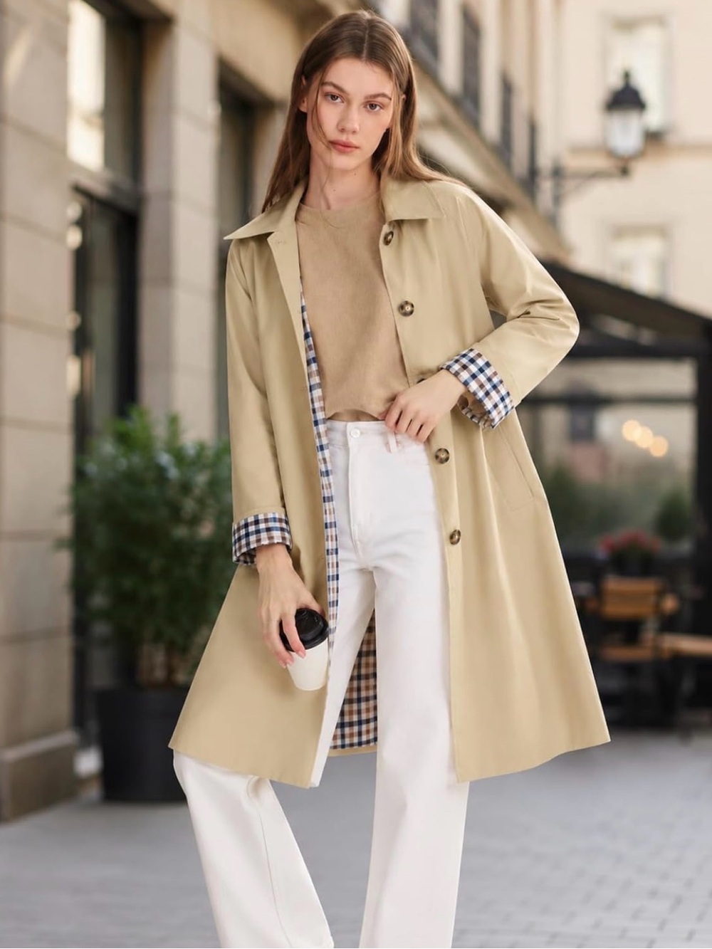 TANKANEO women waterproof trench coat breath breasted lightweight ITEM2698
